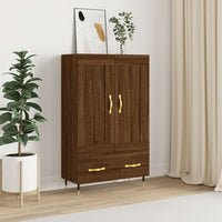 Thumbnail for Highboard Braun Eichen-Optik 69,5x31x115 cm Holzwerkstoff