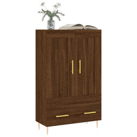 Thumbnail for Highboard Braun Eichen-Optik 69,5x31x115 cm Holzwerkstoff
