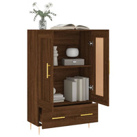 Thumbnail for Highboard Braun Eichen-Optik 69,5x31x115 cm Holzwerkstoff
