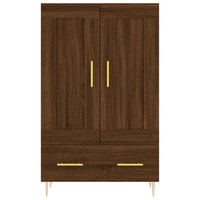 Thumbnail for Highboard Braun Eichen-Optik 69,5x31x115 cm Holzwerkstoff