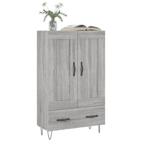 Thumbnail for Highboard Grau Sonoma 69,5x31x115 cm Holzwerkstoff