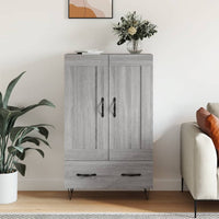 Thumbnail for Highboard Grau Sonoma 69,5x31x115 cm Holzwerkstoff