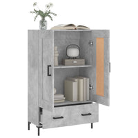 Thumbnail for Highboard Betongrau 69,5x31x115 cm Holzwerkstoff