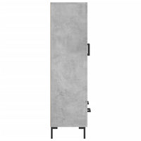 Thumbnail for Highboard Betongrau 69,5x31x115 cm Holzwerkstoff