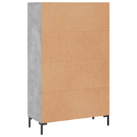 Thumbnail for Highboard Betongrau 69,5x31x115 cm Holzwerkstoff