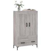 Thumbnail for Highboard Grau Sonoma 69,5x31x115 cm Holzwerkstoff