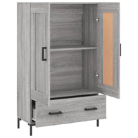 Thumbnail for Highboard Grau Sonoma 69,5x31x115 cm Holzwerkstoff