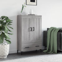 Thumbnail for Highboard Grau Sonoma 69,5x31x115 cm Holzwerkstoff