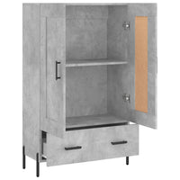 Thumbnail for Highboard Betongrau 69,5x31x115 cm Holzwerkstoff