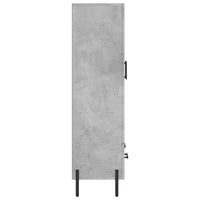 Thumbnail for Highboard Betongrau 69,5x31x115 cm Holzwerkstoff