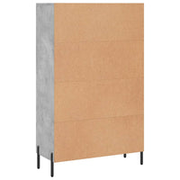 Thumbnail for Highboard Betongrau 69,5x31x115 cm Holzwerkstoff