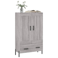 Thumbnail for Highboard Grau Sonoma 69,5x31x115 cm Holzwerkstoff