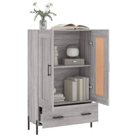 Thumbnail for Highboard Grau Sonoma 69,5x31x115 cm Holzwerkstoff