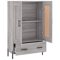 Thumbnail for Highboard Grau Sonoma 69,5x31x115 cm Holzwerkstoff