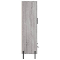 Thumbnail for Highboard Grau Sonoma 69,5x31x115 cm Holzwerkstoff