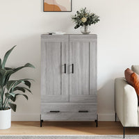 Thumbnail for Highboard Grau Sonoma 69,5x31x115 cm Holzwerkstoff