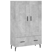 Thumbnail for Highboard Betongrau 69,5x31x115 cm Holzwerkstoff