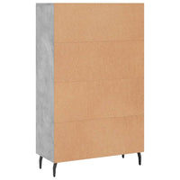 Thumbnail for Highboard Betongrau 69,5x31x115 cm Holzwerkstoff