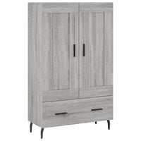 Thumbnail for Highboard Grau Sonoma 69,5x31x115 cm Holzwerkstoff