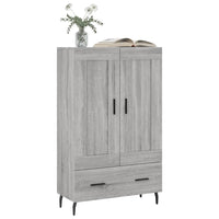 Thumbnail for Highboard Grau Sonoma 69,5x31x115 cm Holzwerkstoff