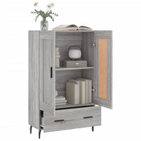 Thumbnail for Highboard Grau Sonoma 69,5x31x115 cm Holzwerkstoff