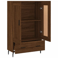 Thumbnail for Highboard Braun Eichen-Optik 69,5x31x115 cm Holzwerkstoff