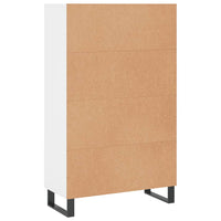 Thumbnail for Highboard Weiß 69,5x31x115 cm Holzwerkstoff