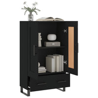 Thumbnail for Highboard Schwarz 69,5x31x115 cm Holzwerkstoff