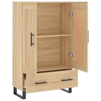 Thumbnail for Highboard Sonoma-Eiche 69,5x31x115 cm Holzwerkstoff