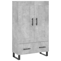 Thumbnail for Highboard Betongrau 69,5x31x115 cm Holzwerkstoff