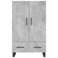 Thumbnail for Highboard Betongrau 69,5x31x115 cm Holzwerkstoff