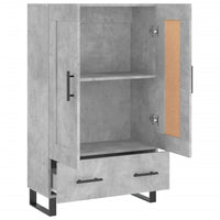 Thumbnail for Highboard Betongrau 69,5x31x115 cm Holzwerkstoff