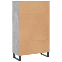 Thumbnail for Highboard Betongrau 69,5x31x115 cm Holzwerkstoff