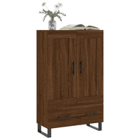 Thumbnail for Highboard Braun Eichen-Optik 69,5x31x115 cm Holzwerkstoff