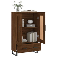 Thumbnail for Highboard Braun Eichen-Optik 69,5x31x115 cm Holzwerkstoff