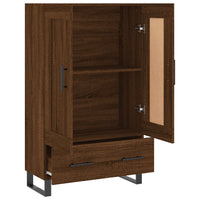 Thumbnail for Highboard Braun Eichen-Optik 69,5x31x115 cm Holzwerkstoff