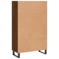 Thumbnail for Highboard Braun Eichen-Optik 69,5x31x115 cm Holzwerkstoff