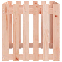 Thumbnail for Pflanzkübel Lattenzaun-Design 60x60x60 cm Massivholz Douglasie