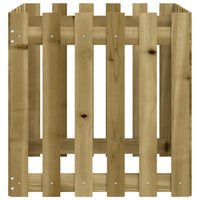 Thumbnail for Pflanzkübel Latten-Design 60x60x60 cm Kiefernholz Imprägniert