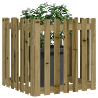 Thumbnail for Pflanzkübel Latten-Design 70x70x70 cm Kiefernholz Imprägniert