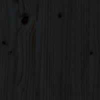 Thumbnail for Hochbeet Latten-Design Schwarz 100x30x30 cm Massivholz Kiefer