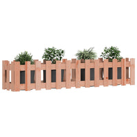 Thumbnail for Hochbeet Lattenzaun-Design 150x30x30 cm Massivholz Douglasie