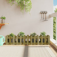 Thumbnail for Hochbeet Lattenzaun-Design 150x30x30 cm Kiefernholz Imprägniert
