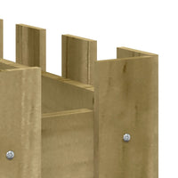 Thumbnail for Hochbeet Lattenzaun-Design 150x50x50 cm Kiefernholz Imprägniert