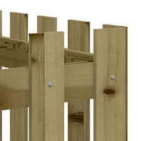 Thumbnail for Hochbeet Lattenzaun-Design 150x50x70 cm Kiefernholz Imprägniert
