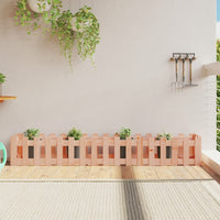 Thumbnail for Hochbeet Lattenzaun-Design 200x30x30 cm Massivholz Douglasie