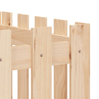 Thumbnail for Hochbeet Lattenzaun-Design 200x50x50 cm Massivholz Kiefer