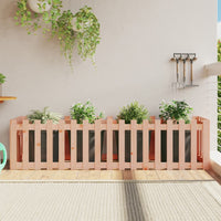 Thumbnail for Hochbeet Lattenzaun-Design 200x50x50 cm Massivholz Douglasie