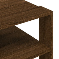 Thumbnail for Couchtisch Braun Eichen-Optik 59,5x59,5x40 cm Holzwerkstoff