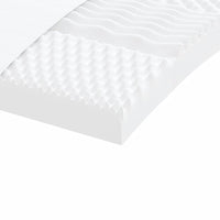 Thumbnail for Schaumstoffmatratze Weiß 80x200 cm 7-Zonen Härtegrad 20 ILD